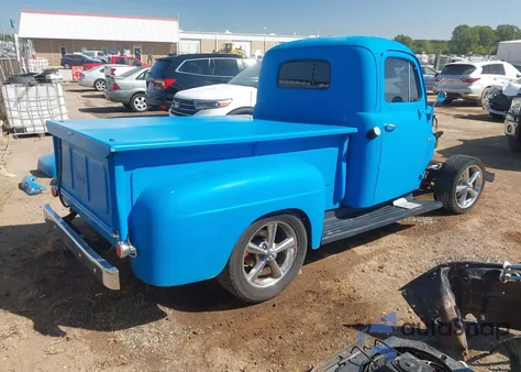 1950 Ford F100 из США, поврежденный, VIN 98RC459824
